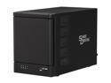 Sans Digital 4-Bay SAS/SATA JBOD Compact Tower Enclosure w/ Mini-SAS (SFF-8088) x 1 TR4X+B (Black)