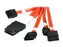 3ware CBL-SFF8087OCF-06M 1 Unit of 0.6M Multi-lane Internal (SFF-8087) Serial ATA Breakout Cable