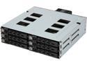 Athena Power BP-15629SAC an 1 x 5.25" External Drive Bay to 6 x 2.5" SSD / HDD Hot-Swap SAS / SATA Backplane Module - Transfer Rate Up to 6 Gbps SAS (I, II) / SATA (I, II, III)