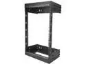 StarTech RK12WALLOA Wall Mount Server Rack - 12U Rack - 12 - 20 in Adjustable Depth - Open Frame - Network Rack - Computer Rack - Equipment Rack