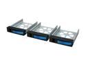 iStarUSA BPU-HSTRAY-3BL 3 x SAS/SATA Blue Handles Hard Drive Tray pack