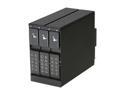 iStarUSA BPN-DE230SS-BLACK 2 x 5.25" to 3 x 3.5" SAS/SATA Trayless Hot-Swap Cage