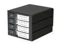 iStarUSA BPN-DE340SS-SILVER 3 x 5.25" to 4 x 3.5" SAS / SATA Trayless Hot-Swap Cage