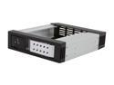 iStarUSA BPN-DE110SS-SILVER Trayless 5.25" to 3.5" SATA SAS 6 Gbps HDD Hot-swap Rack