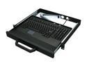 Habey KM-230BU 1U 19" Rackmount USB Keyboard Drawer with Touch Pad