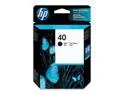 HP 40 Black Inkjet Print Cartridge (51640A)