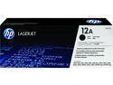 HP 12A LaserJet Toner Cartridge - Black
