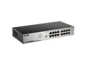 D-Link 16-Port Gigabit Ethernet Unmanaged/ Plug and Play Switch | Fanless | Metal Compact | Desktop/Rackmount - (DGS-1016D)