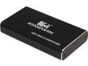 KINGWIN KM-U3MSATA Aluminum Black mSATA USB 3.0 SSD Enclosure Adapter