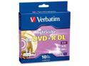 Verbatim 8.5GB 8X DVD+R DL LightScribe 10 Packs Spindle Box Disc Model 96689