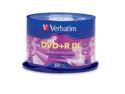 Verbatim 8.5GB 2.4X DVD+R DL 50 Packs Spindle Disc Model 96577