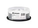 Verbatim DataLifePlus 8.5GB 2.4X DVD+R DL White Inkjet Printable 20 Packs Spindle Disc Model 95123