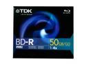TDK 50GB 4X BD-R DL Single Jewel Case Disc Model 49022