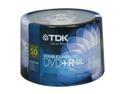 TDK 8.5GB 8X DVD+R DL 50 Packs Spindle Disc Model 61611