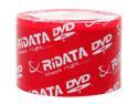 RiDATA 4.7GB 16X DVD-R White Hub Inkjet Printable 50 Packs Spindle Disc Model DRD-4716-RDIW50N