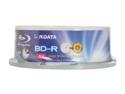 RiDATA 25GB 4X BD-R Inkjet White Hub Printable 25 Packs Disc Model BDR-254-RDIWN-CB25