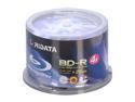 RiDATA 25GB 4X BD-R Inkjet White Hub-Printable 50 Packs Disc Model BDR-254-RDIWN-CB50