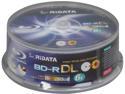RiDATA 50GB 6X BD-R DL Inkjet White Hub Printable 25 Packs Spindle Disc Model BDR-506-RDIWN-CB25