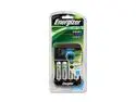 Energizer CHP4WB-4 4-pack AA Ni-MH Rechargeable Batteries & Charger Kit