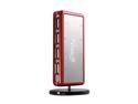 Rosewill RHUB-310R Red USB2.0 7 Port Shining Standing Hub With Power Adapter