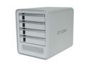 ICY DOCK MB561US-4S-1 Aluminum / Plastic 4 x 3.5" SATA I/II USB 2.0 & eSATA Aluminum HDD Enclosure for Mac & PC