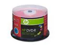 HP 4.7GB 16X DVD-R 50 Packs Spindle Silver Disc Model 04015
