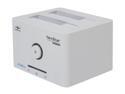 VANTEC NexStar NST-D400SU3 Plastic 2.5" & 3.5" White SATA USB 3.0 & eSATA Dual Bay SuperSpeed Hard Drive Dock