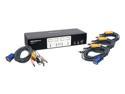 IOGEAR GCS1804 4 Port KVMP Switch with USB 2.0 Hub and Audio
