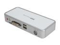 LINKSKEY LDV-212ASK 2-Port DVI + USB Audio & Mic KVM Switch w/ Cables