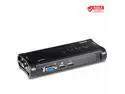 TRENDnet 4-Port USB KVM Switch Kit, VGA And USB Connections, 2048 x 1536 Resolution, Cabling Included, Control Up To 4 Computers, Compliant With Window, Linux, and Mac OS, White, TK-407K