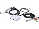 TRENDnet 2-Port HDMI KVM Switch, Control 2 Computers With One Set Of Console Controls, Full HD 1080P, HDMI And 3.5 mm Analog Audio, Monitor Switch, Windows And Mac KVM Switch Software, White, TK-215I