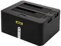 NEXIN NEX-DS2U3 2.5" & 3.5" Black Dual Bay SATA I/II/III USB 3.0 Docking Station