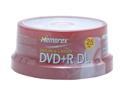 memorex 8.5GB 2.4X DVD+R DL 25 Packs Spindle Disc Model 32025647