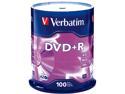 Verbatim 4.7 GB 16X DVD+R 100 Packs Spindle Disc Model 95098