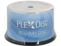 PlexDisc 25 GB 6X BD-R White Inkjet Hub Printable 50 Packs Disc Model 633-214