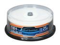Vinpower Digital 25GB 4X BD-R Inkjet Printable 25 Packs Glossy White Disc Model OQBDR04GWIP-H