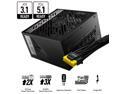 MSI - MPG A850G PCIE5, 80+ GOLD Full Modular Gaming PSU, 12V-2x6 Cable, 5080 5070 ATX 3.1 & PCIE 5.1 Ready, 850W Power Supply, 10 Year Warranty
