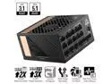 MSI - MEG Ai1300P PCIE5, 80+ PLATINUM Full Modular Gaming PSU, 12V-2x6 Cable, 5080 5090 ATX 3.1 & PCIE 5.1 Ready, 1300W Power Supply, 10 Year Warranty
