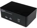 StarTech.com SV231DPDDUA 2 Port Dual DisplayPort USB KVM Switch with Audio & USB 2.0 Hub