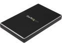 StarTech.com SAT2510BU32 Aluminum 2.5" Black SATA SuperSpeed SSD SATA Hard Drive Enclosure