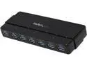 StarTech.com ST7300USB3B 7 Port USB 3.0 Hub - 7 x SuperSpeed USB 3.0 - with Power Adapter - USB 3 Hub - USB Splitter - Powered USB 3.0 Hub - USB Extender