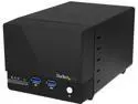 StarTech.com USB 3.0 Dual 3.5-Inch SATA III Hard Drive RAID Enclosure with Fast Charge USB Hub and UASP (S352BU33HR)