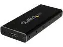 StarTech.com SM21BMU31C3 M.2 SSD Enclosure for M.2 SATA SSDs - USB 3.1 (10Gbps) with USB-C Cable - External Enclosure for USB-C Host - Aluminum