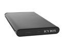 ICY BOX IB-266StUSD-B Aluminum 2.5" Black SATA Mini-USB 2.0 & eSATA External Enclosure w/ display & docking station