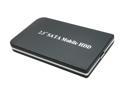 Nippon Labs EN-25SATA-BKS Aluminum 2.5" Black SATA USB 2.0 HDD Enclosure