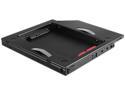 VANTEC MRK-HC127A-BK SSD/HDD Aluminum Caddy for 12.7mm ODD Laptop Drive Bay