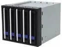 Icy Dock MB155SP-B | 5x3.5" in 3x5.25" Hot Swap SATA HDD Cage | FatCage