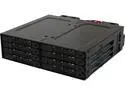 ICY DOCK Full Metal 8 Bay 2.5" SATA HDD & SSD HotSwap Backplane Cage for 5.25 Drive Bay - ToughArmor MB998SP-B