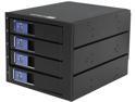 AMS DS-346TL-BLUE 4in3 Trayless SATA/SAS backplane Module with Blue handle