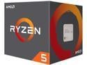 AMD Ryzen 5 2nd Gen - RYZEN 5 2600 Pinnacle Ridge (Zen+) 6-Core 3.4 GHz (3.9 GHz Max Boost) Socket AM4 65W YD2600BBAFBOX Desktop Processor